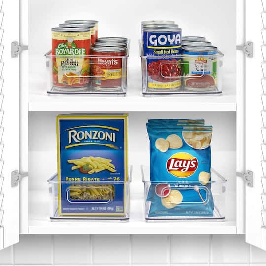 Sorbus Medium Clear Fridge & Pantry Storage Bins